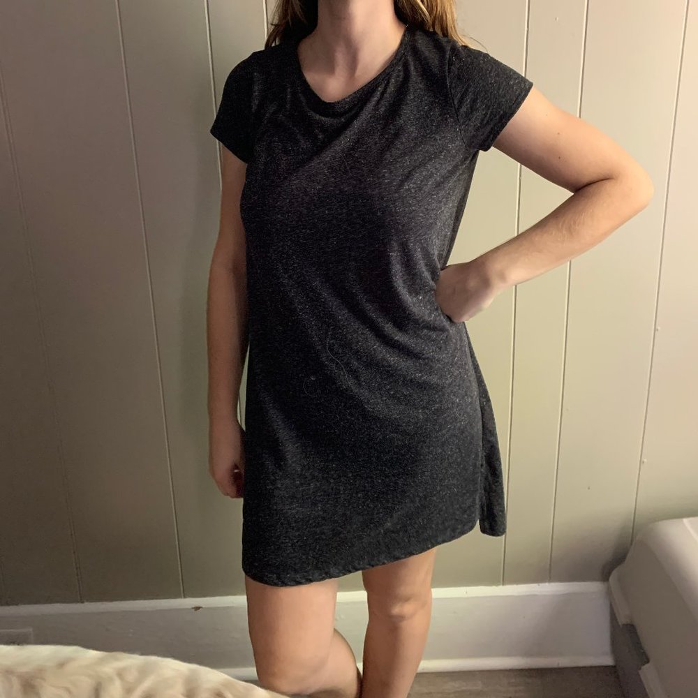 Dark Grey tshirt Dress